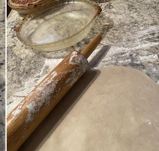 Dough worked by hand on the counter at Bedoian's